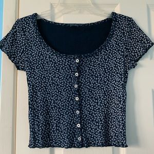 brandy melville zelly ruffle top